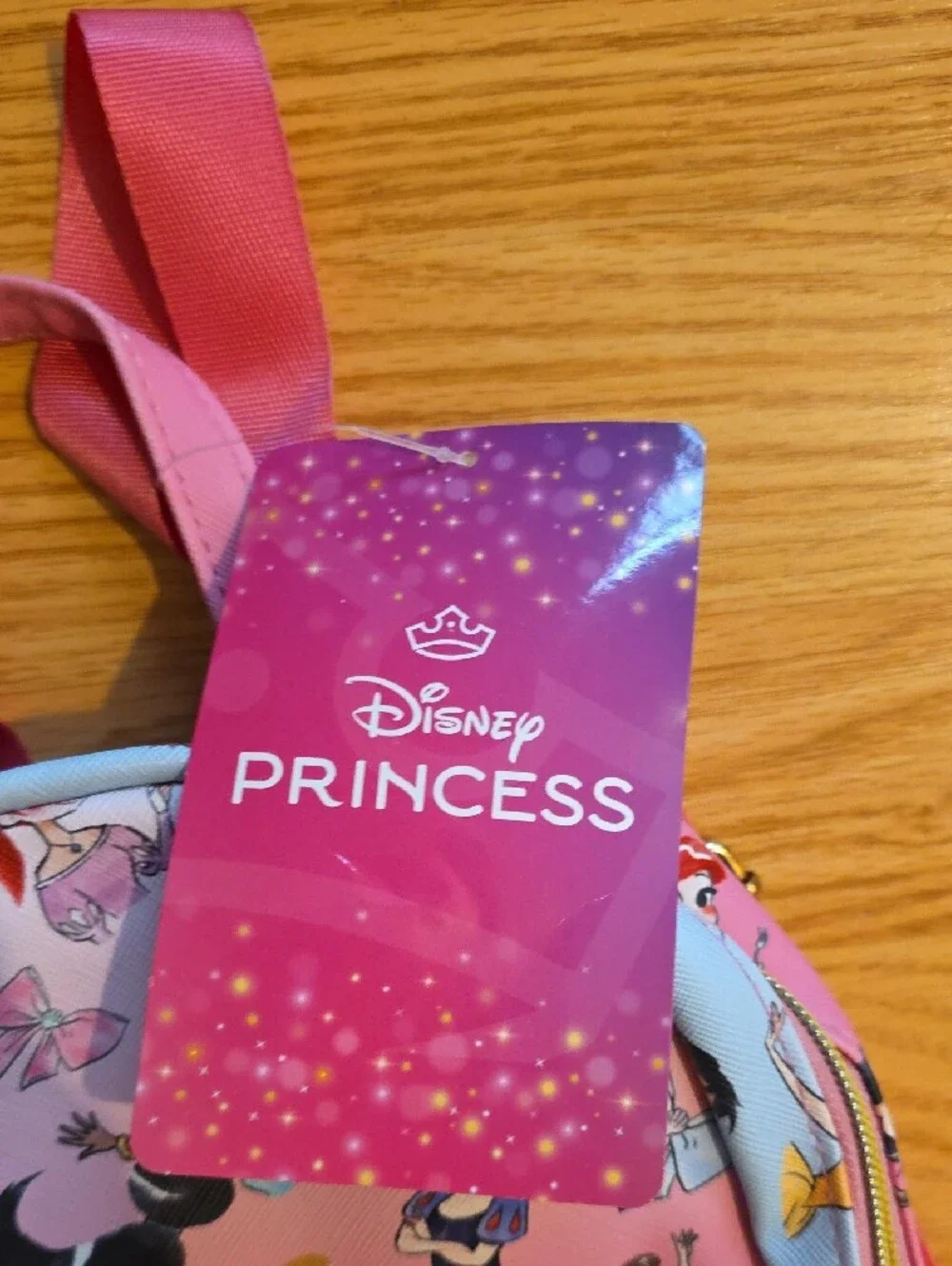 Disney Pink Princess Print Mini Backpack